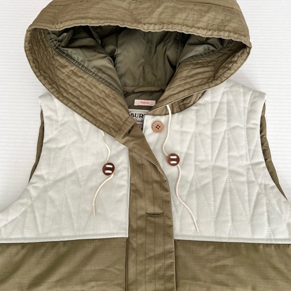 Burton DryRide Hooded Puffer Vest – Green Full Zip Snowboard Ski Gorpcore M - Picture 4 of 12